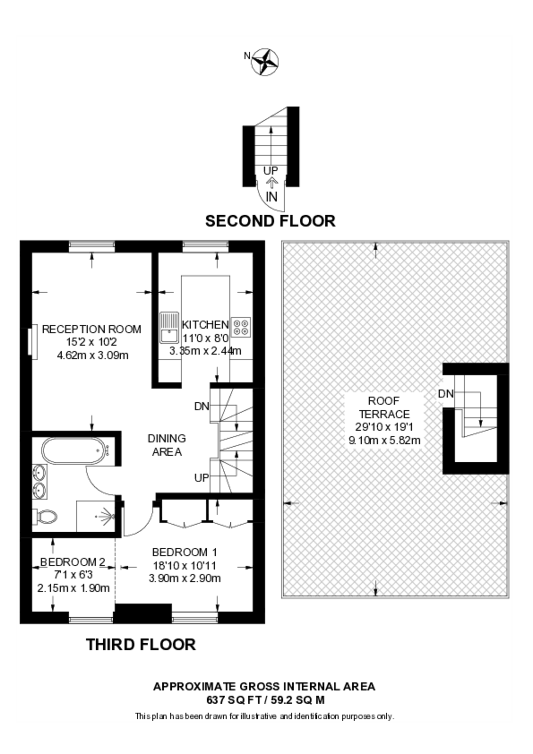 Cheniston Gardens, Kensington floorplan