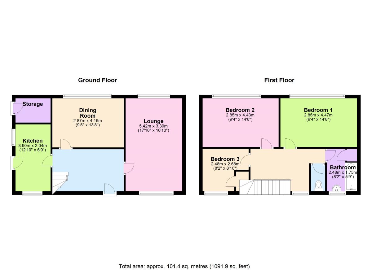 Durham Road, Leadgate, Consett DH8, 3 bedroom terraced house for sale