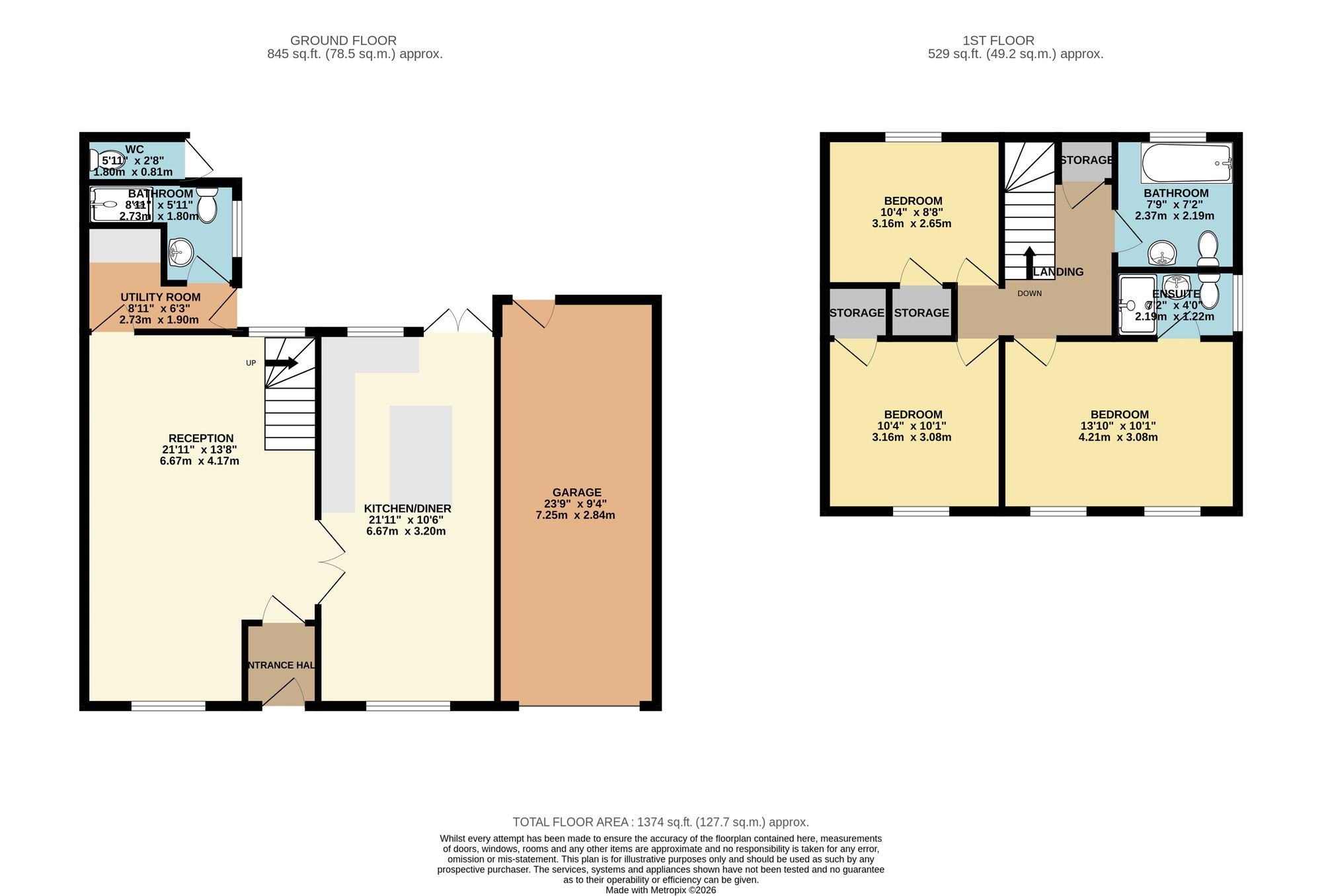 63 Duffryn Terrace, New Tredegar floorplan