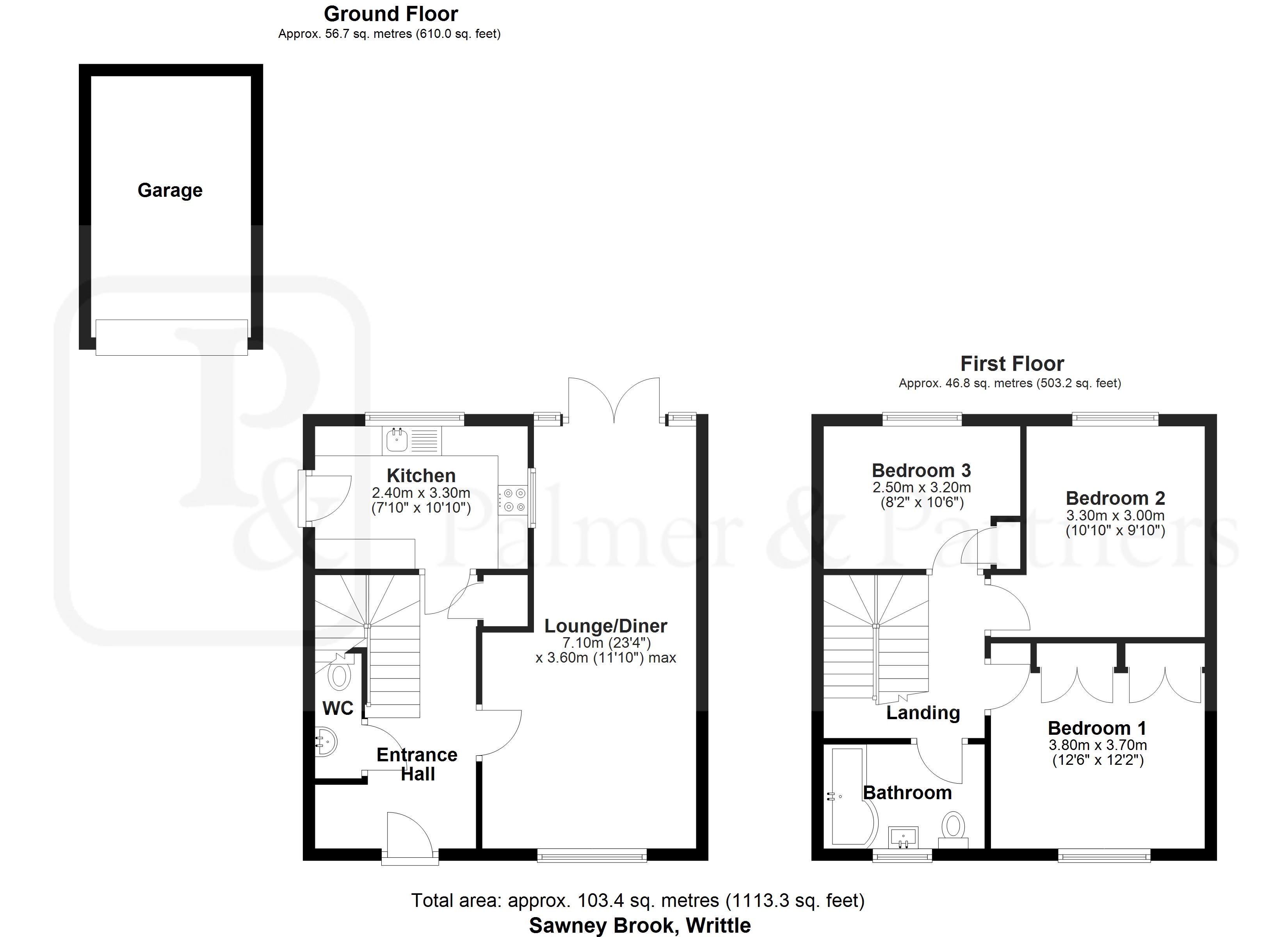 23, Sawney Brook, Chelmsford floorplan