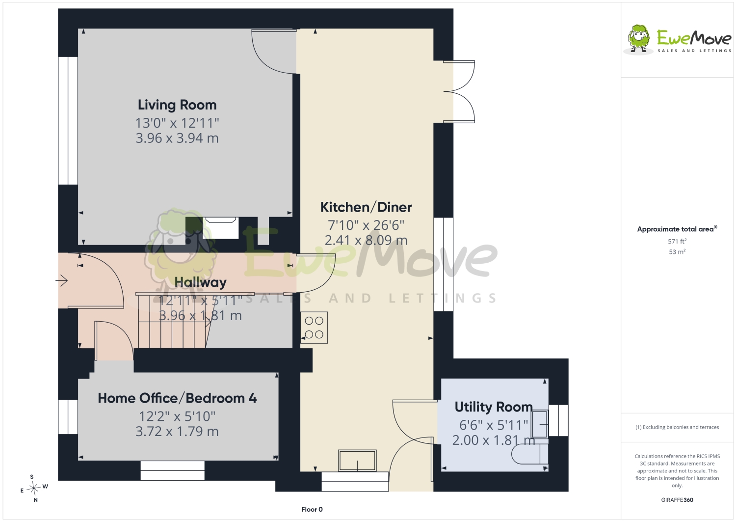 3, Bettycroft Close Ravensthorpe, Northampton floorplan