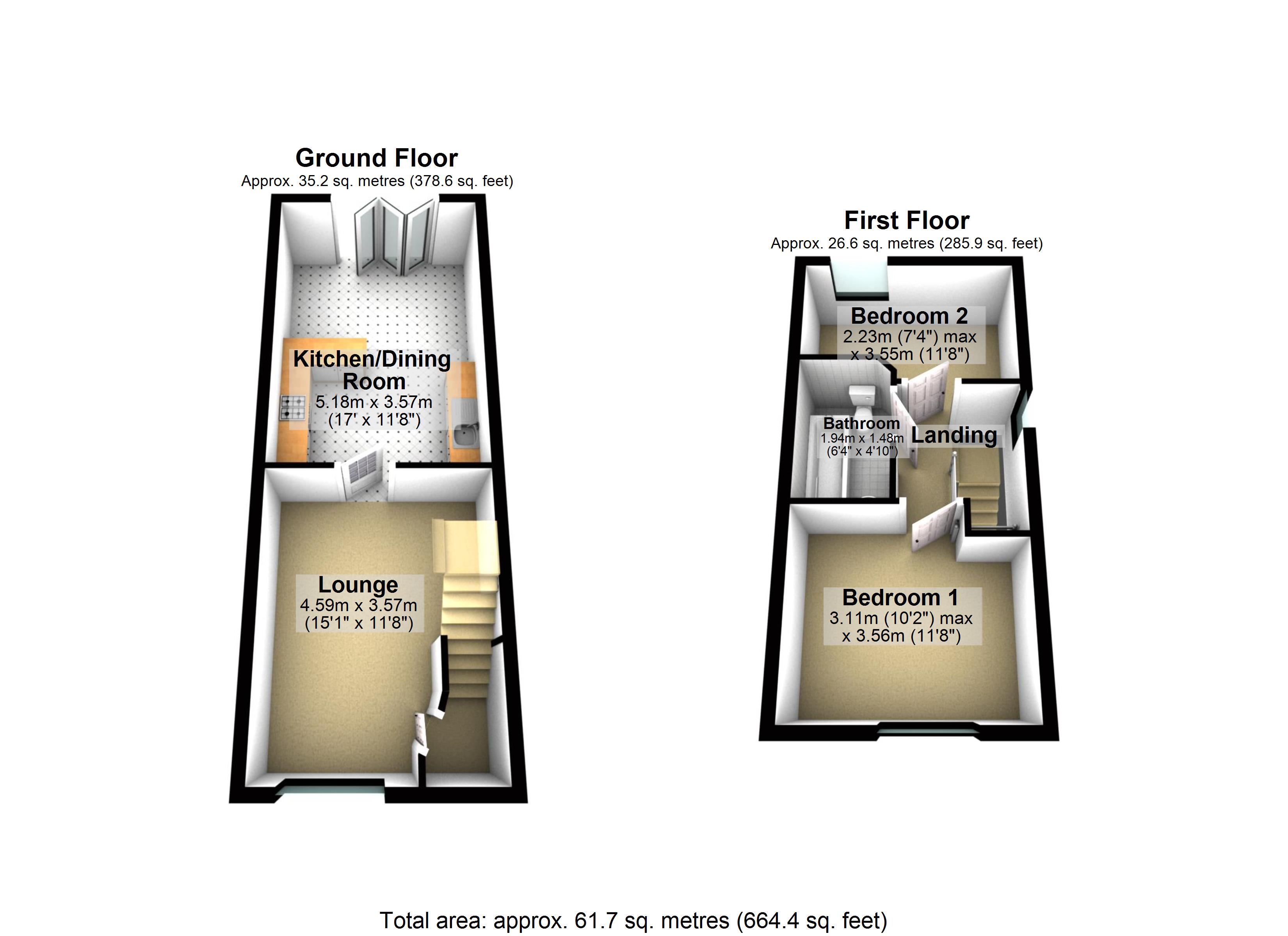 4, Winston Close, Stapleford floorplan