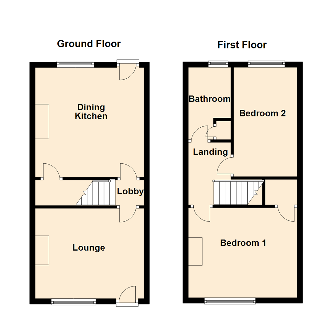 2 Bedrooms Terraced house for sale in New Street, Kippax, Leeds LS25