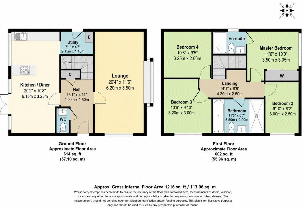 Mole End, London Road, Attleborough floorplan