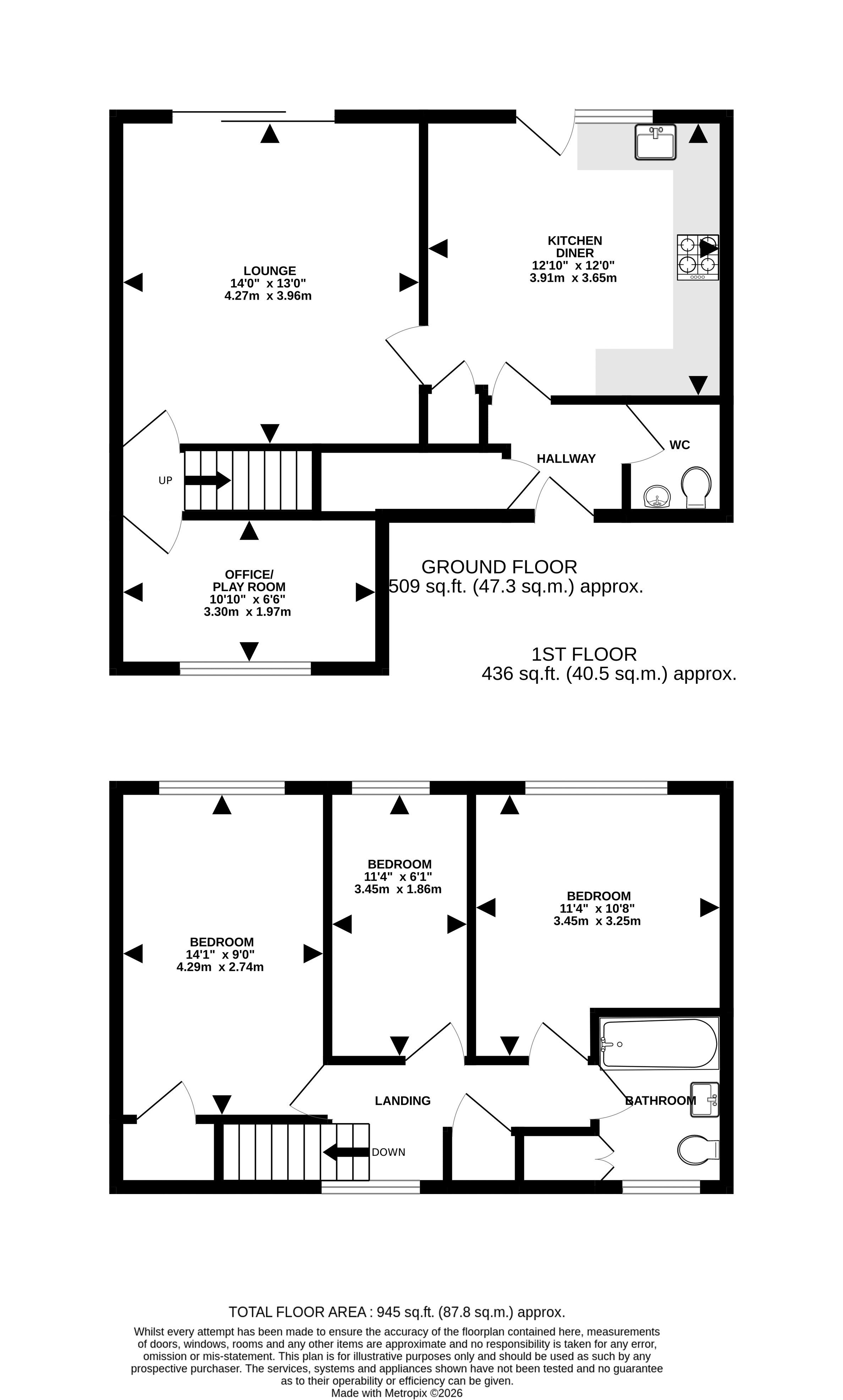 Mons Road, Lincoln floorplan