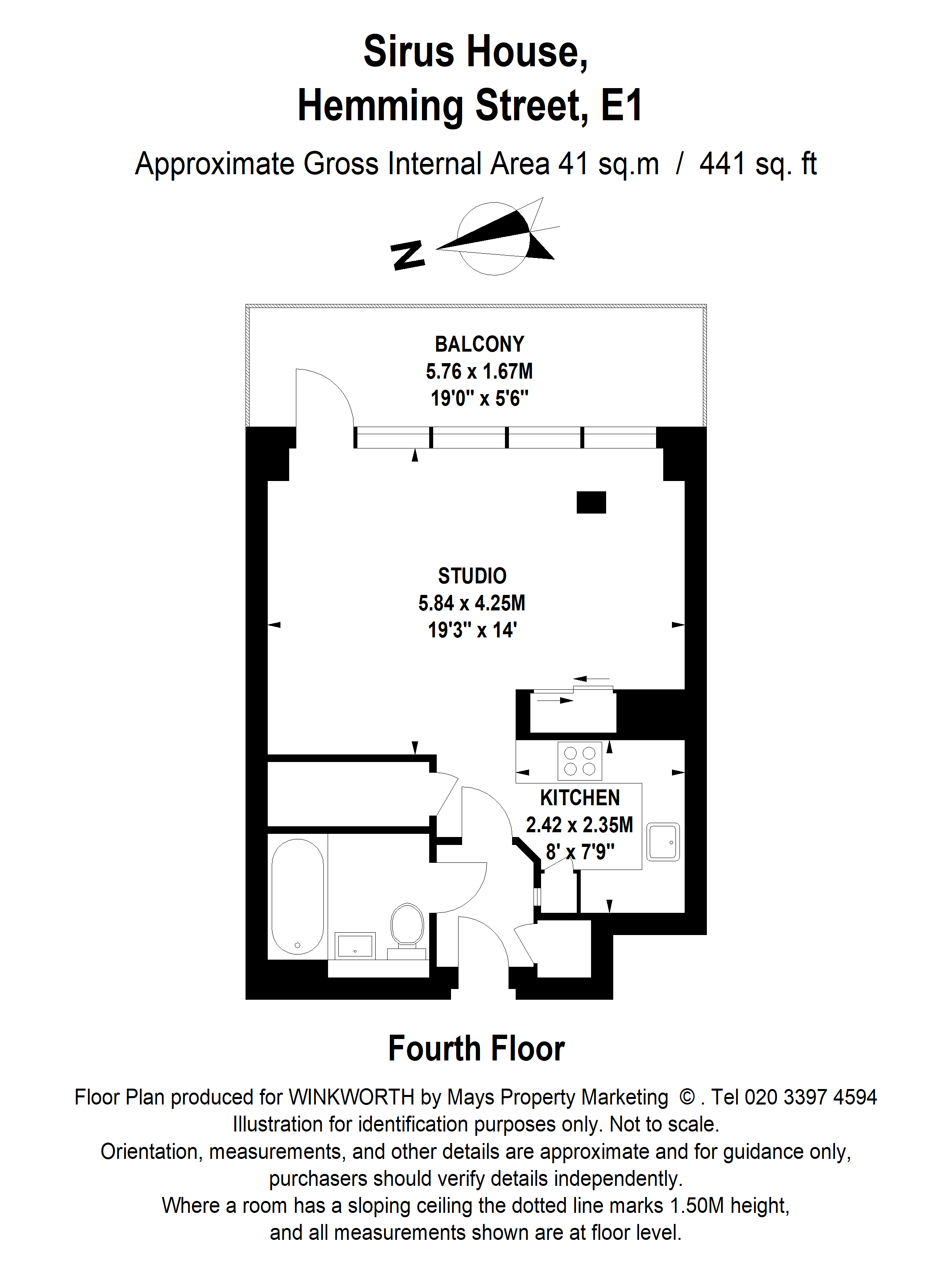 Flat 405,, Sirus House, London floorplan