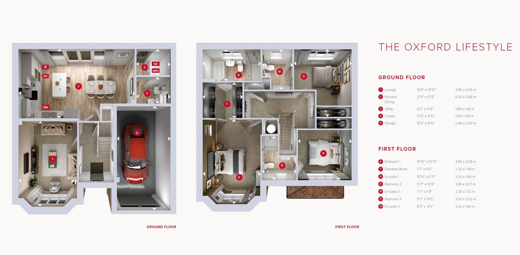 The Oxford, Hazel Park, Gresley Way, Stevenage floorplan