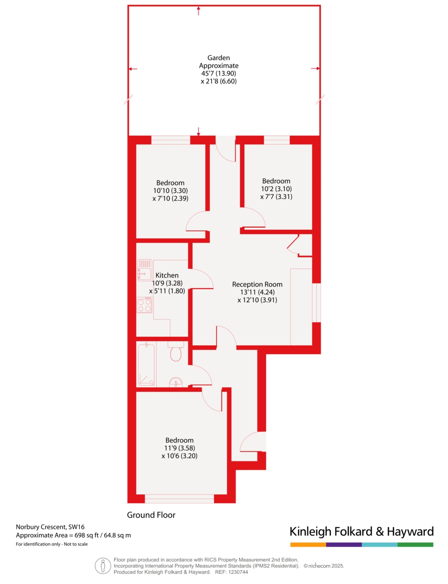 221A, Norbury Crescent, London floorplan