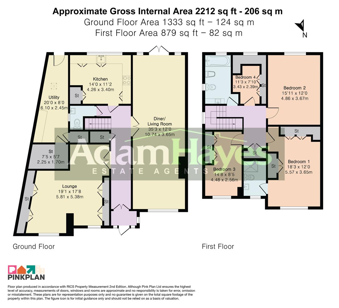 67, Church Crescent, London floorplan