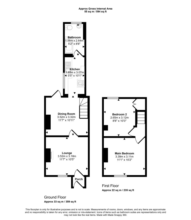 2 Jones Cottages,, Barnet Road, Barnet floorplan