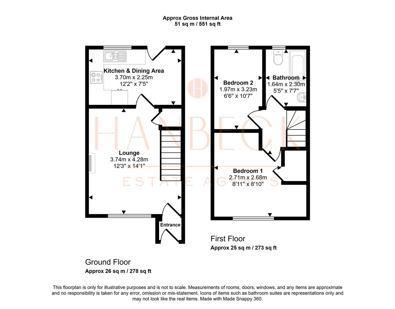 25, Foxglove Close, Hull floorplan