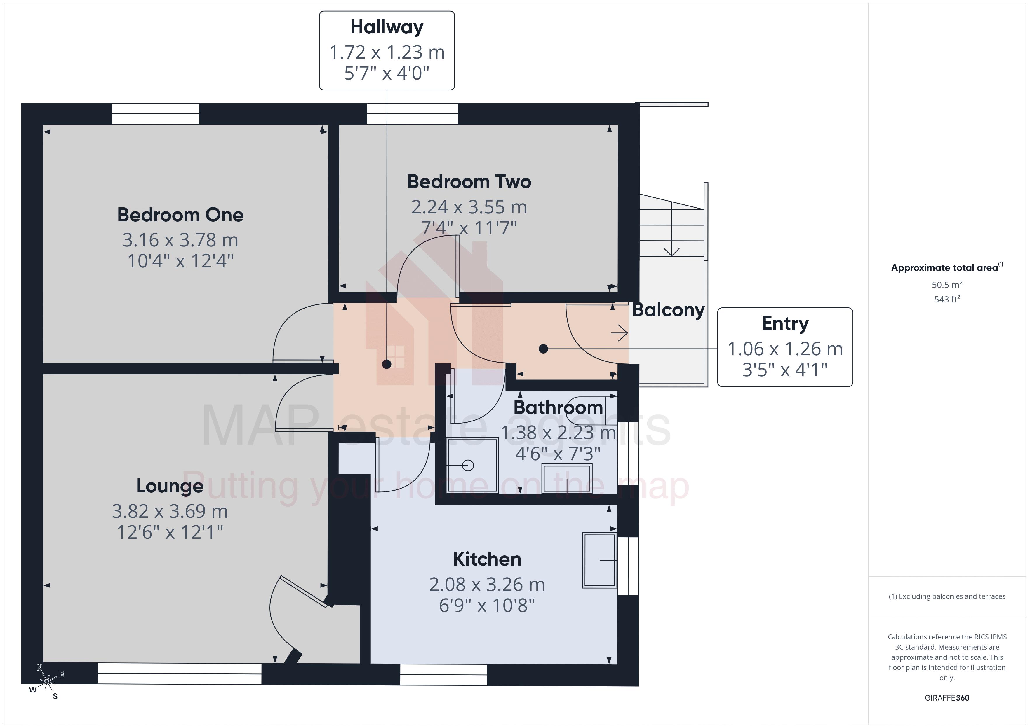 52a, Moorland Close, Penzance floorplan