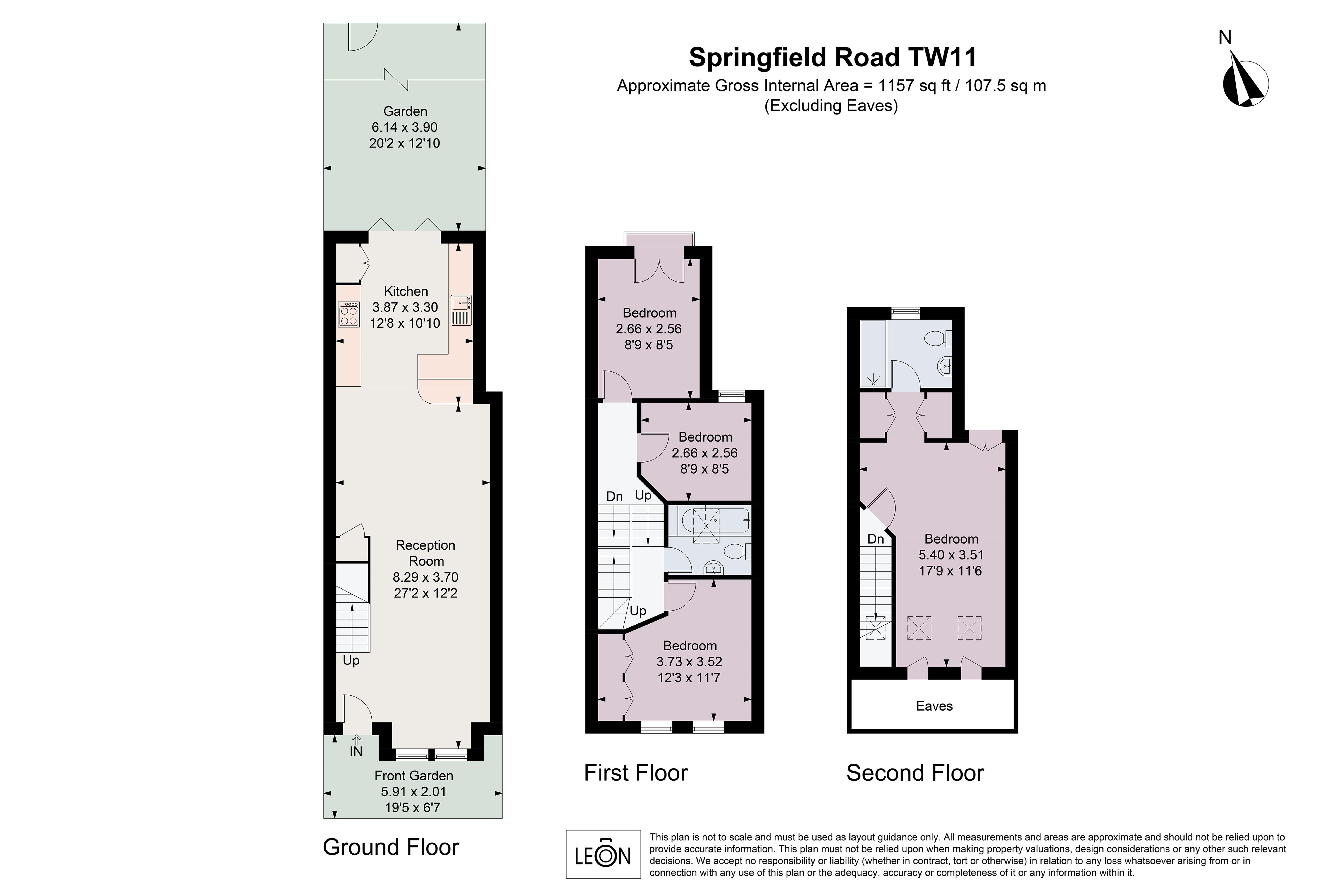 27, Springfield Road, Teddington floorplan