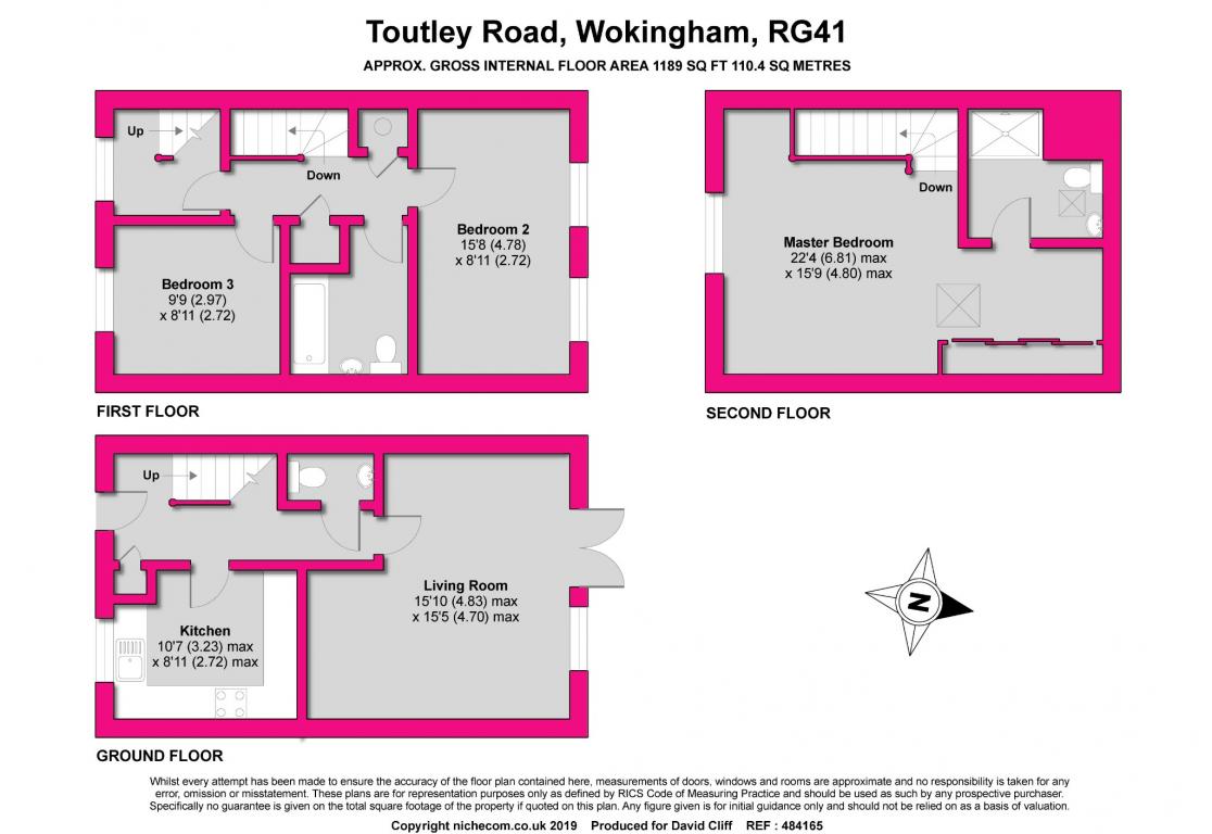 3 Bedrooms Town house for sale in Toutley Road, Wokingham RG41