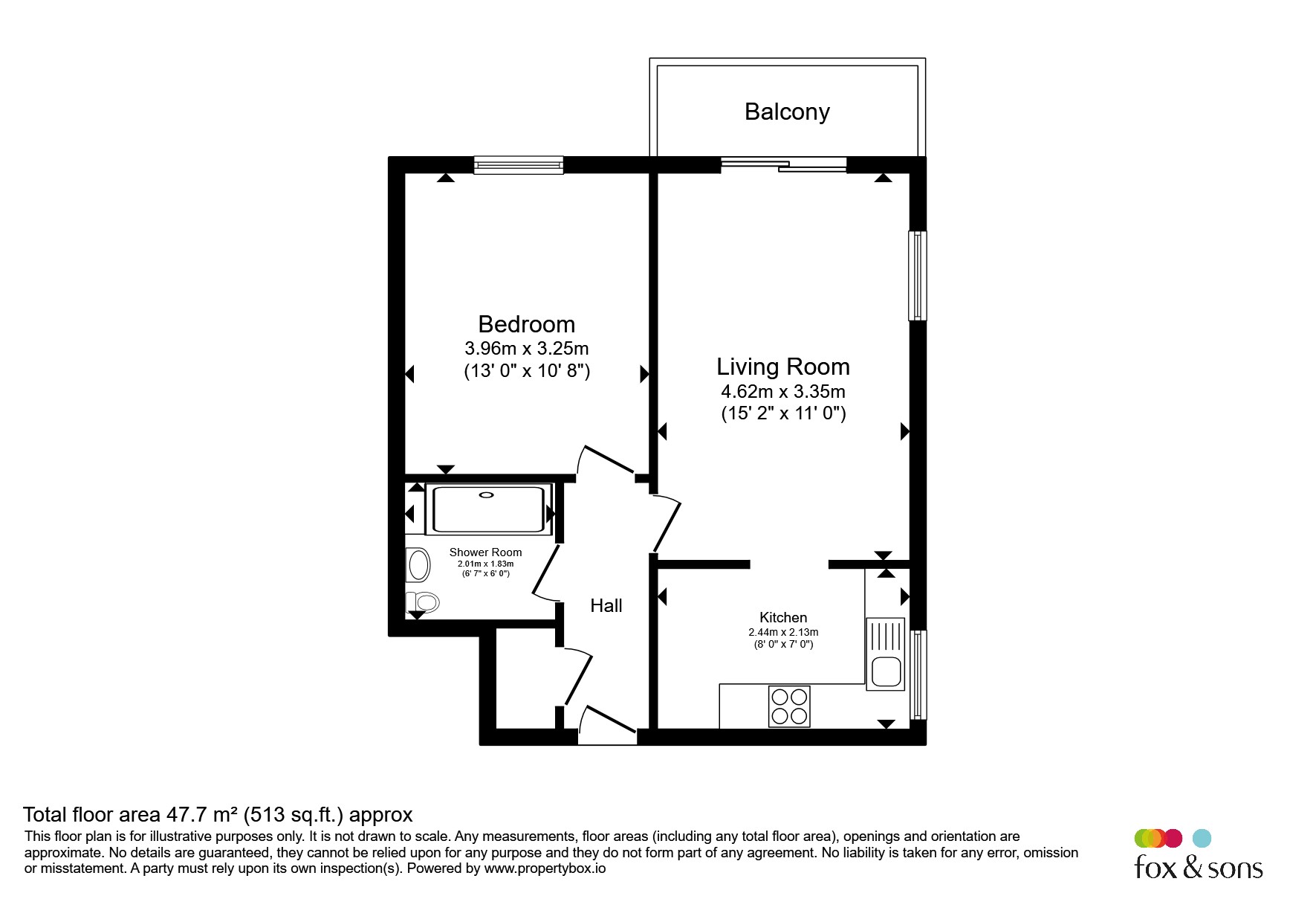 Flat 8, Elmwood, 5, Arundel Road, Eastbourne floorplan