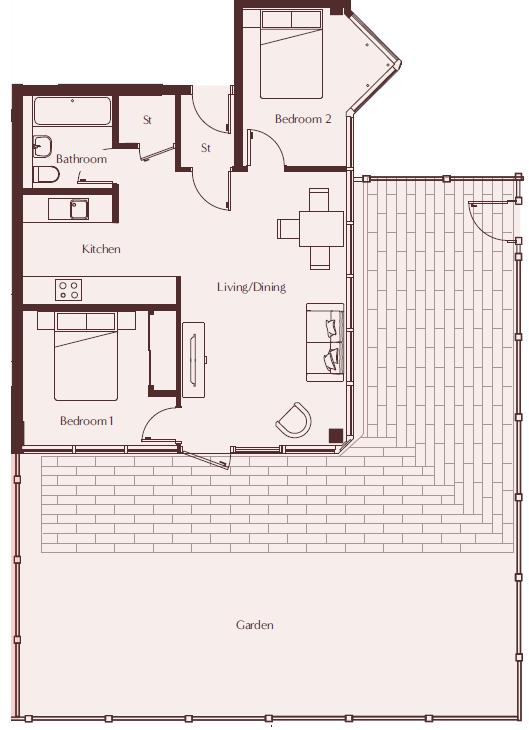 Plot 1, Pacific House, Savill Way, Marlow floorplan