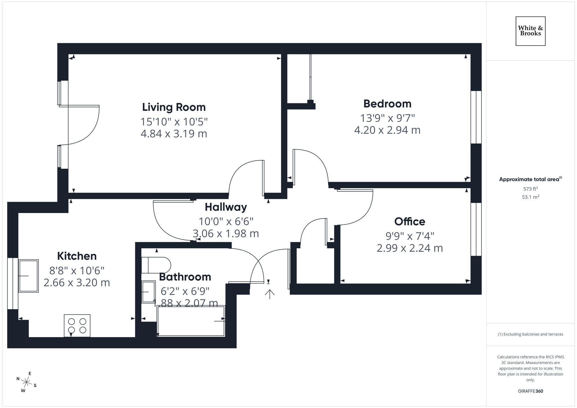 15 Bewick Gardens, Chichester floorplan