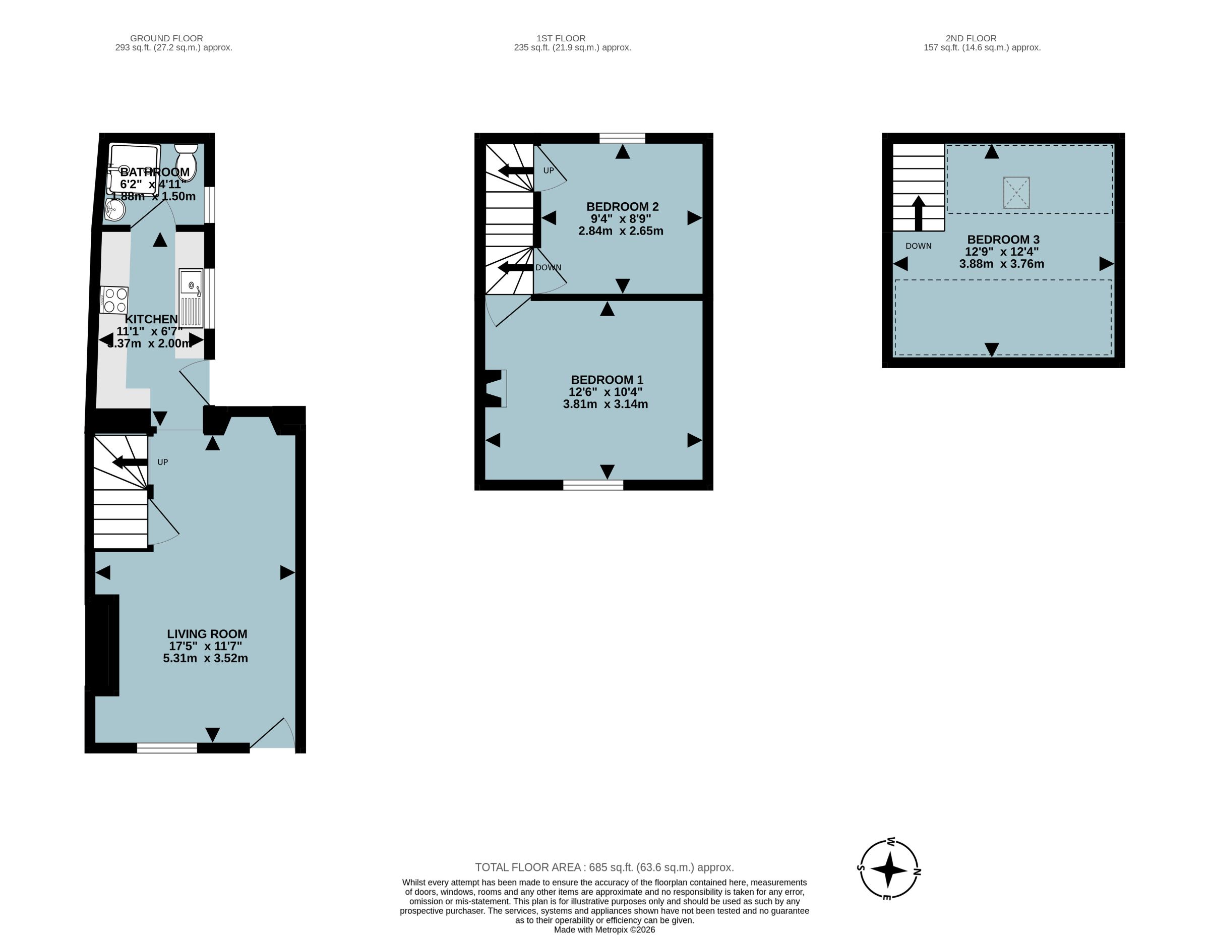 48, South Street, South Molton floorplan