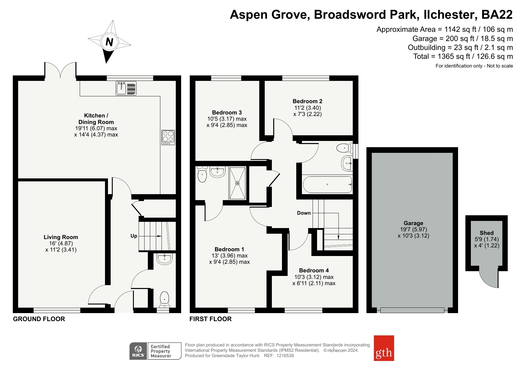 12, Aspen Grove, Ilchester floorplan