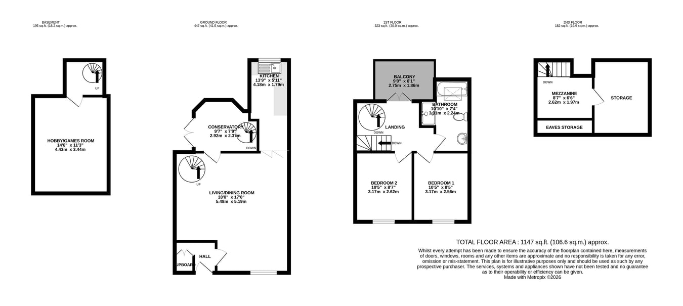 48A, Main Road, Abergavenny floorplan