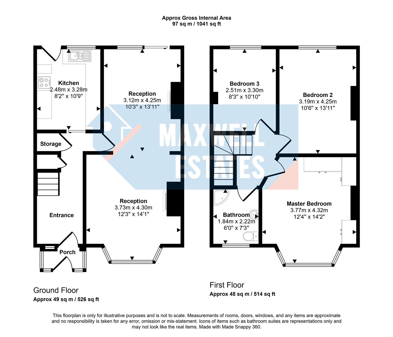Fairfield Crescent, Edgware floorplan