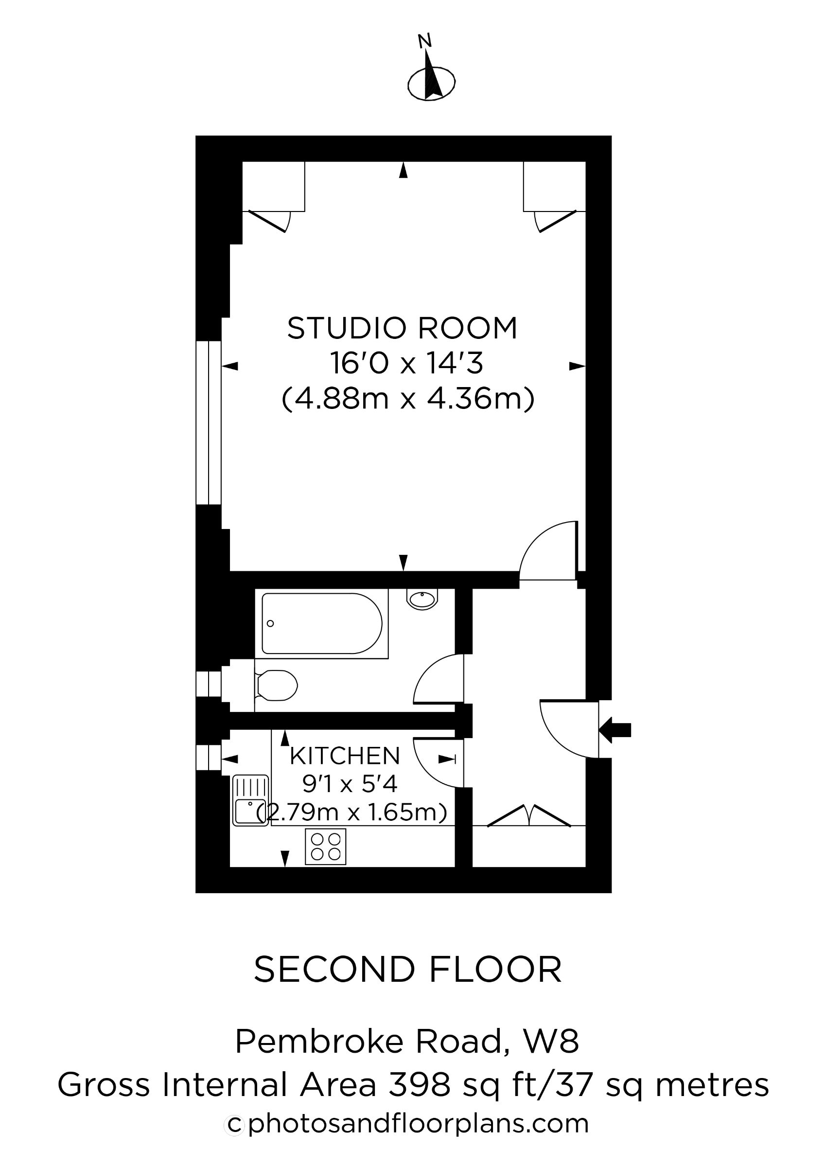 70 Chatsworth Court, Pembroke Road, London floorplan