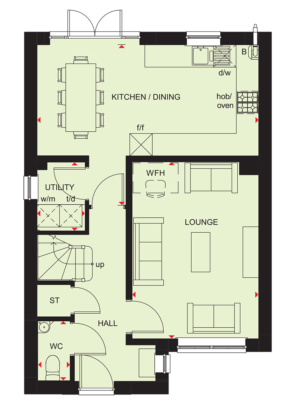 Bromyard Road, Rushwick, Worcester floorplan