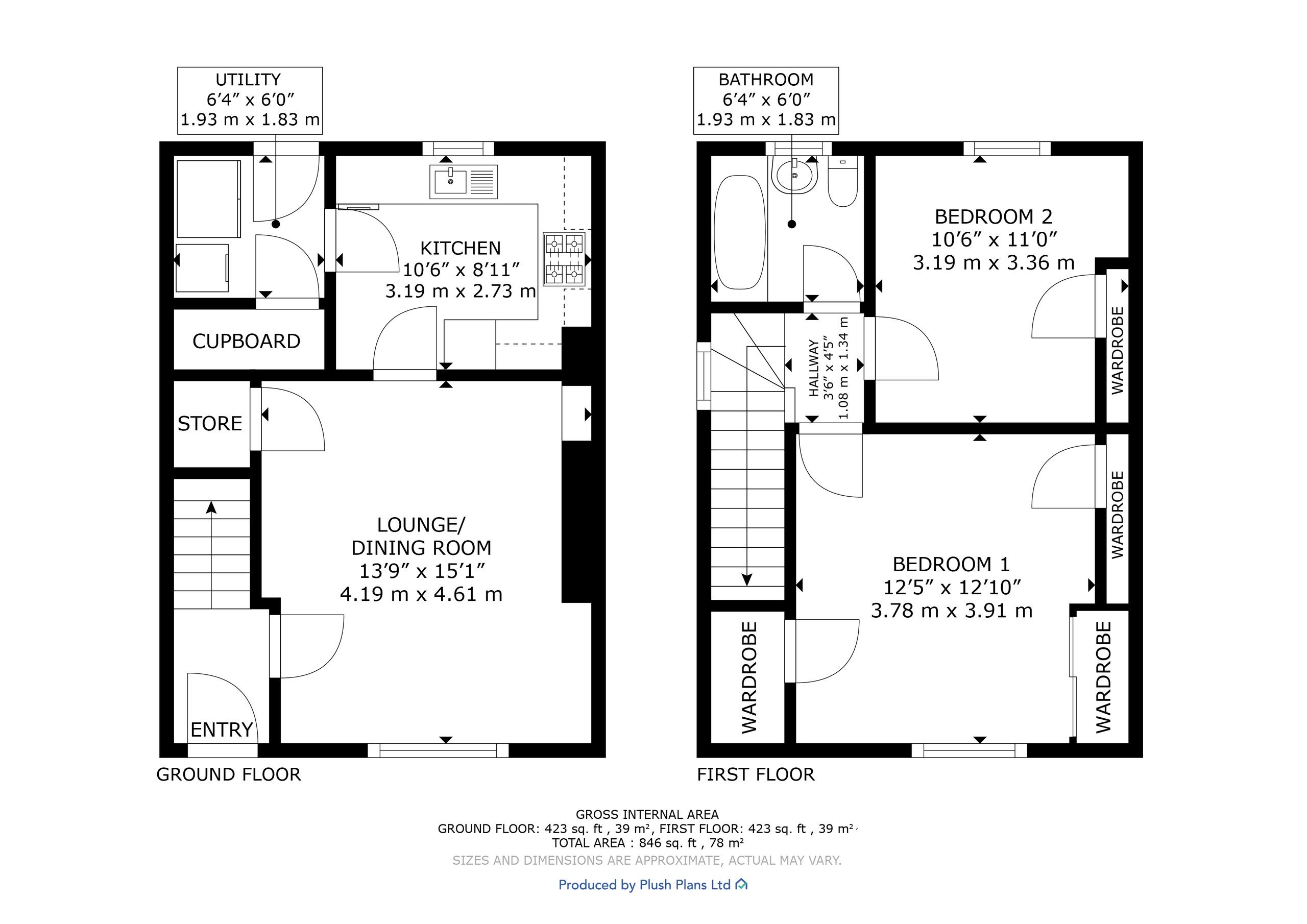 23 Carnock Crescent, Glasgow floorplan