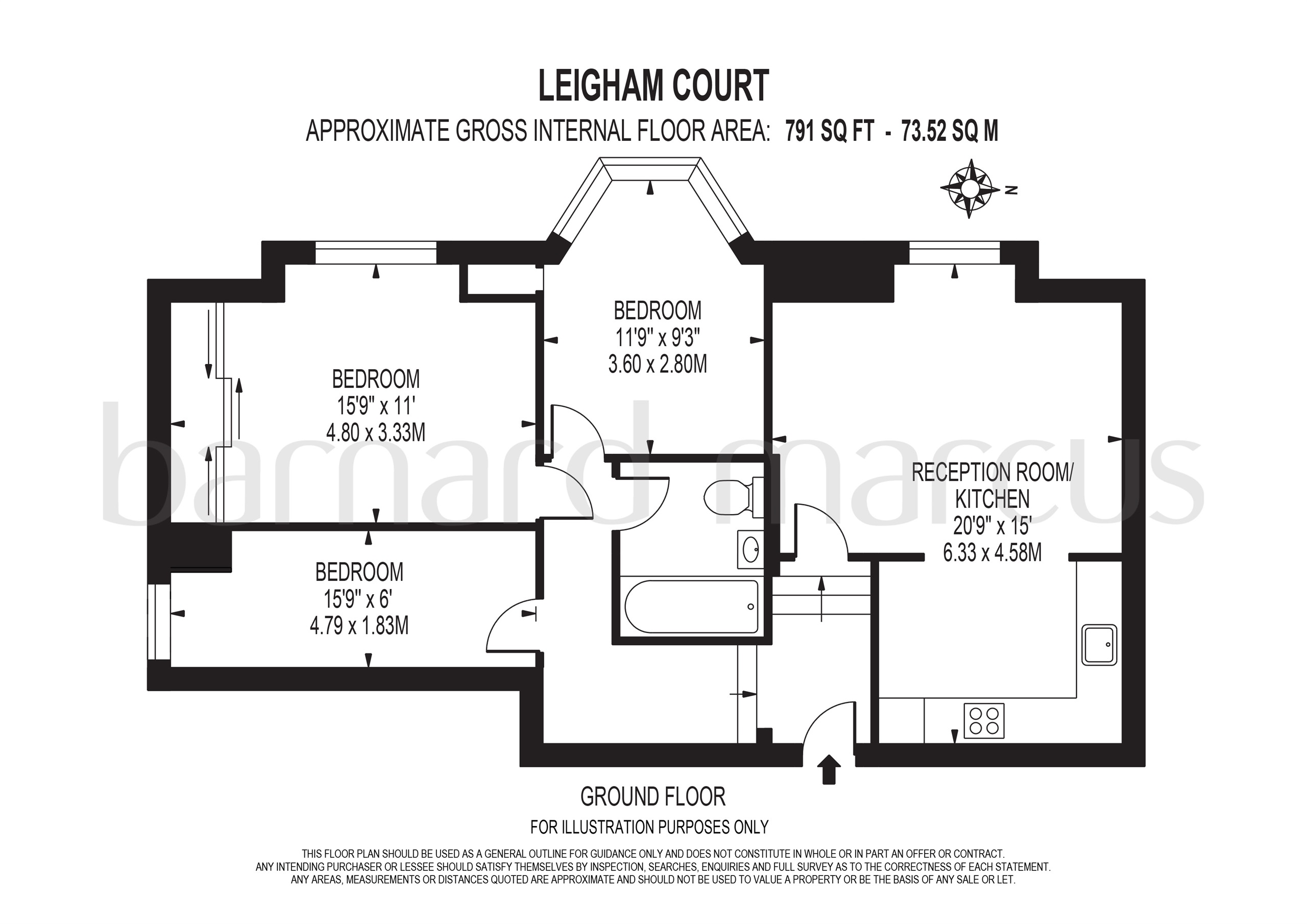 3 Bedrooms Flat for sale in Leigham Court Road, London SW16
