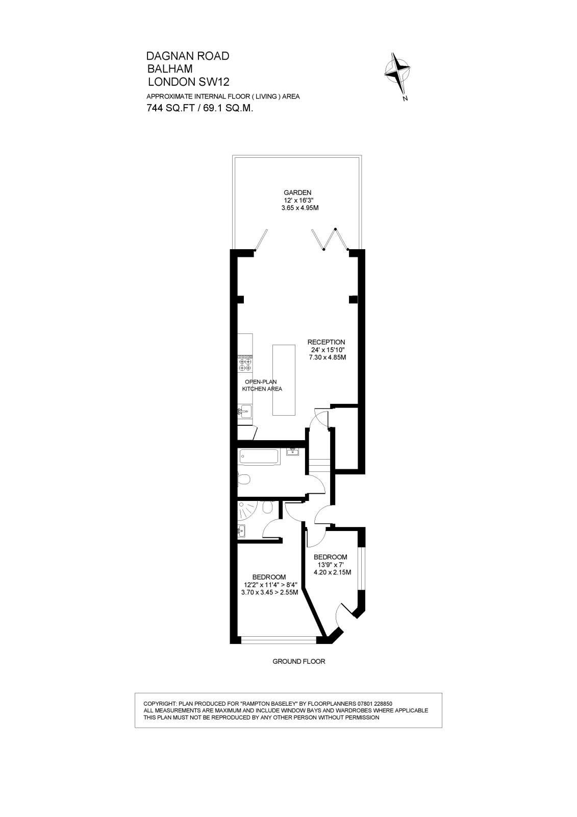 Dagnan Road, SW12 floorplan