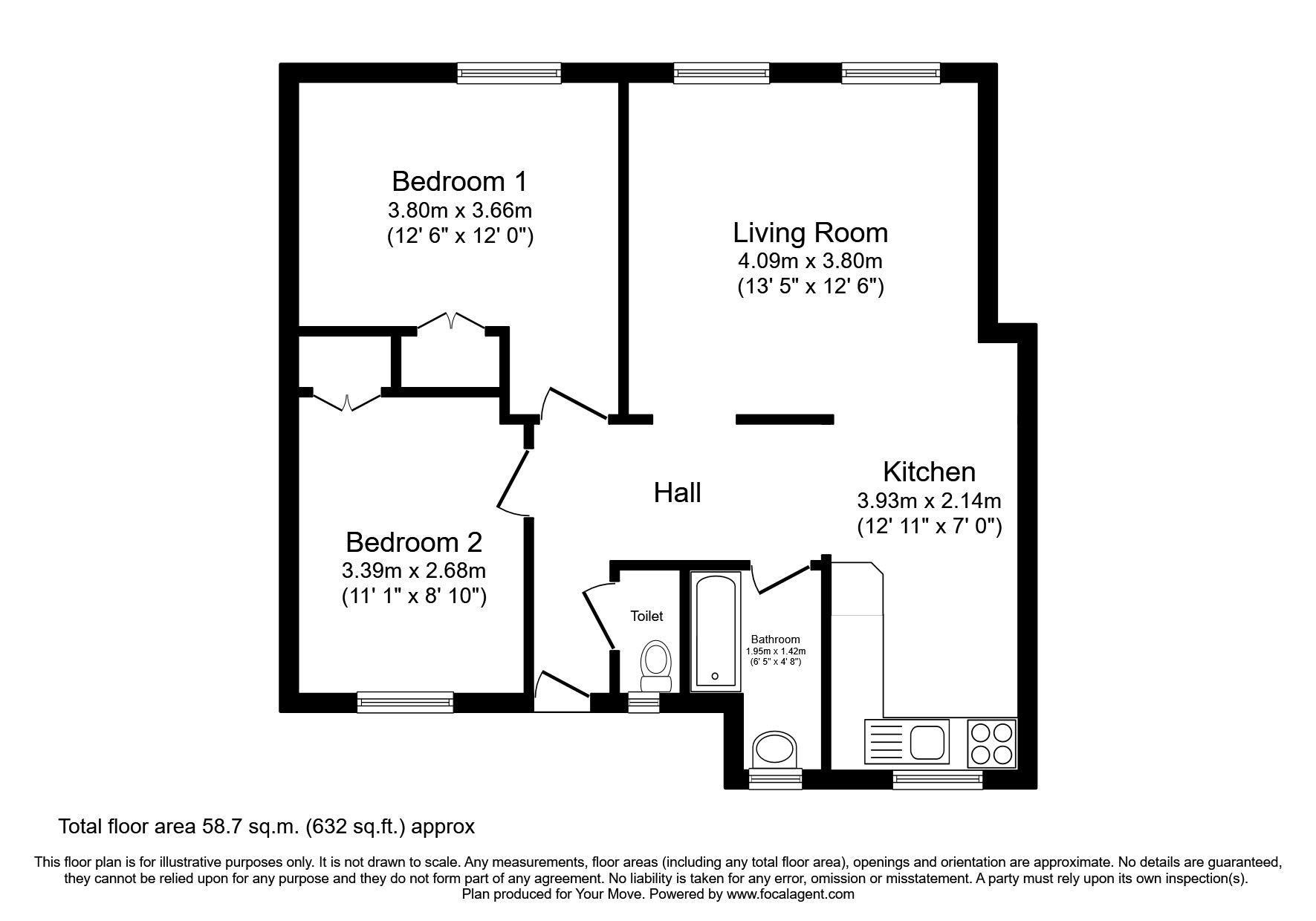 Juniper House, Pomeroy Street, London SE14, 2 bedroom flat for sale