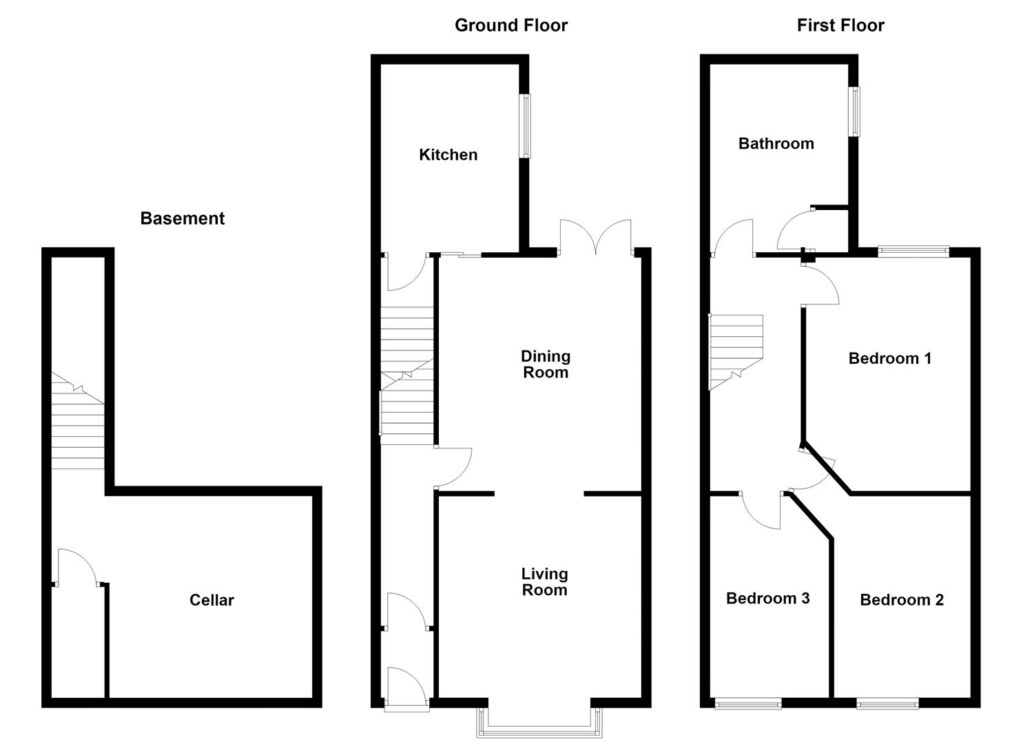 334, Castleford Road, Normanton floorplan