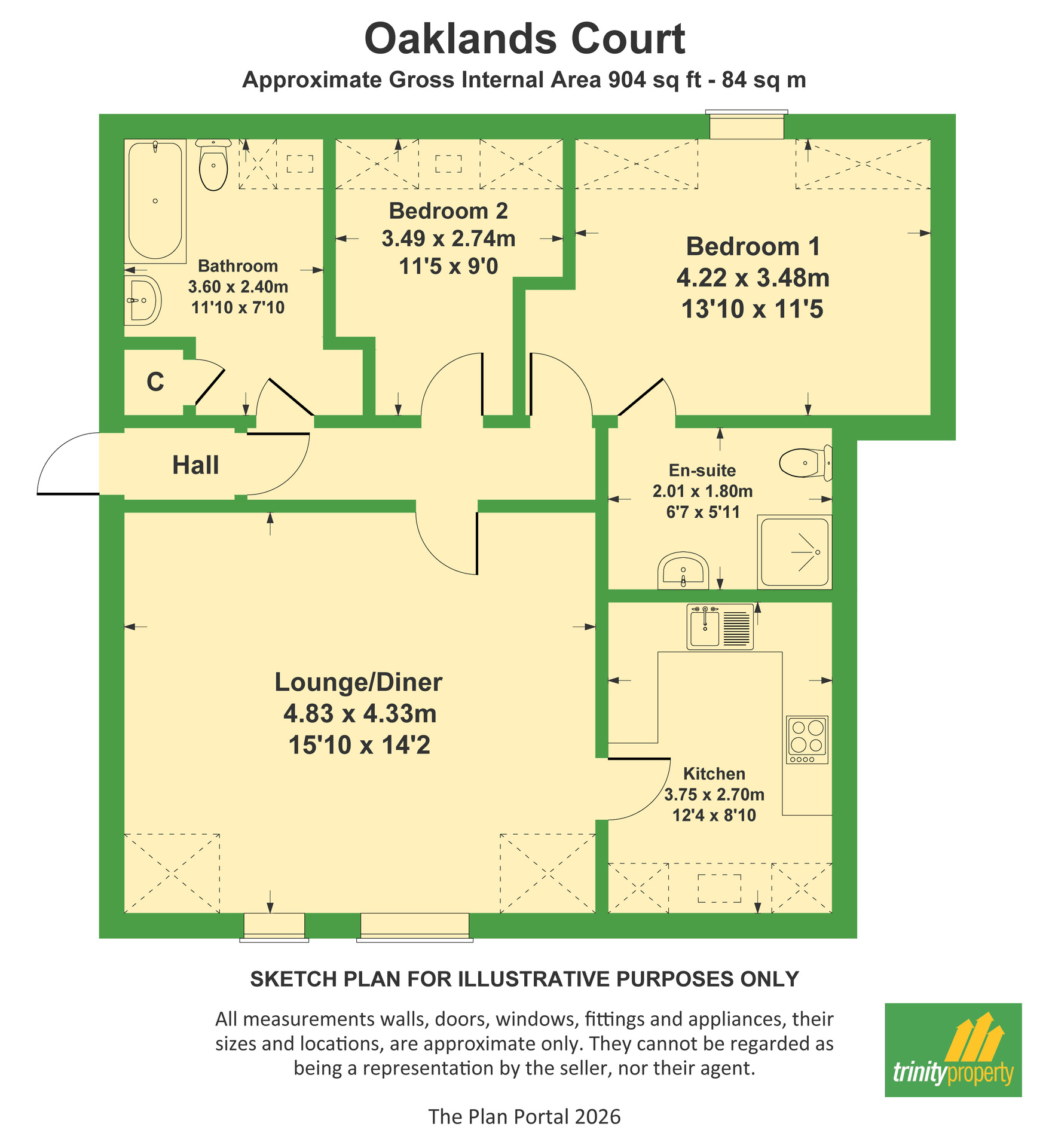 Flat 9, 364 Birmingham New Road, Bilston floorplan