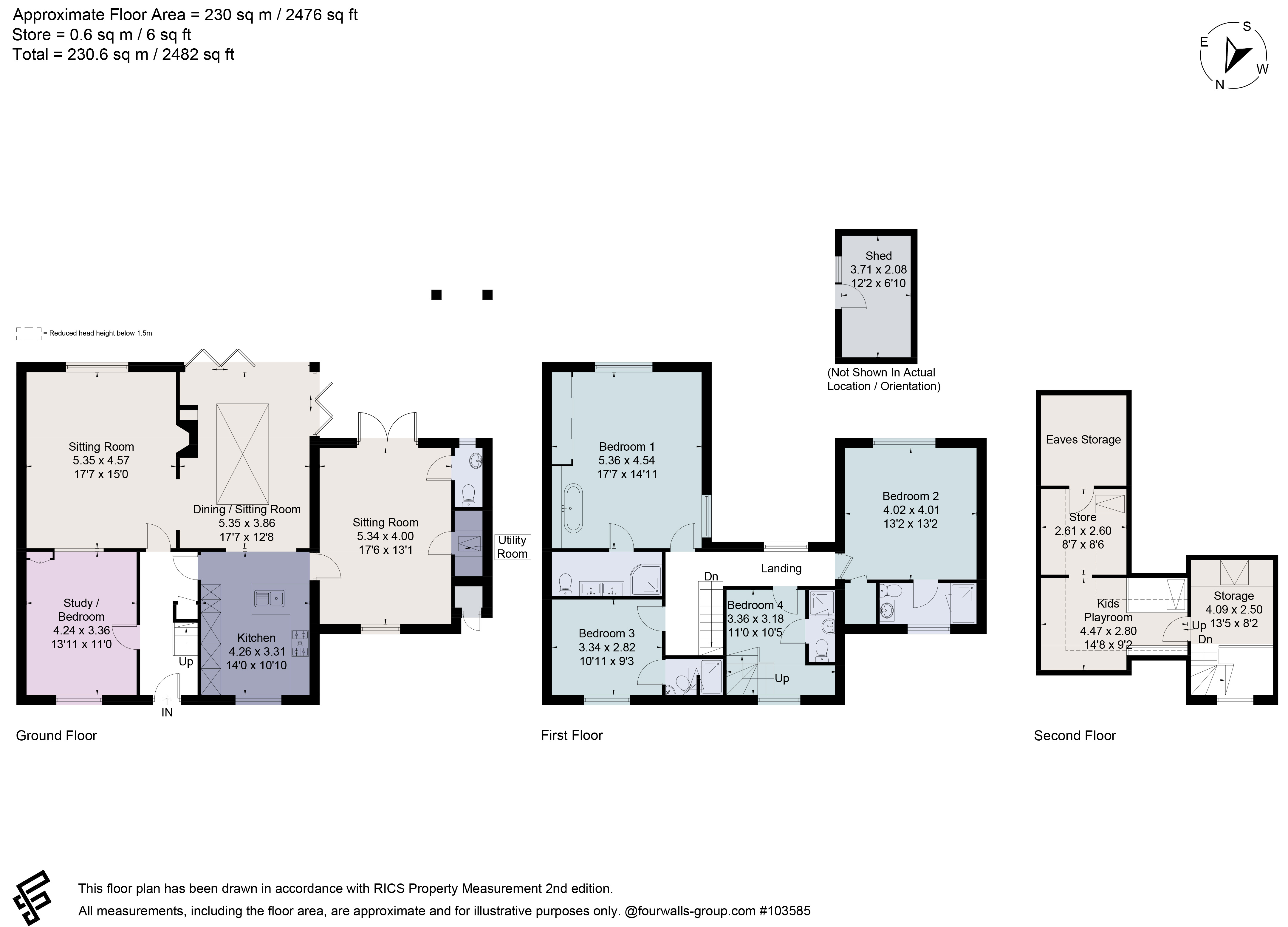 Alma House,, Grove Road, Hampshire floorplan