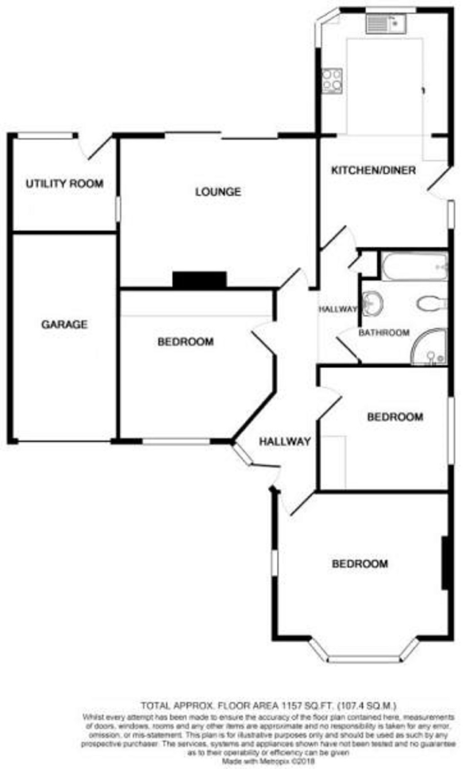 3 Bedrooms Bungalow for sale in Hawkshead Lane, North Mymms, Hertfordshire AL9