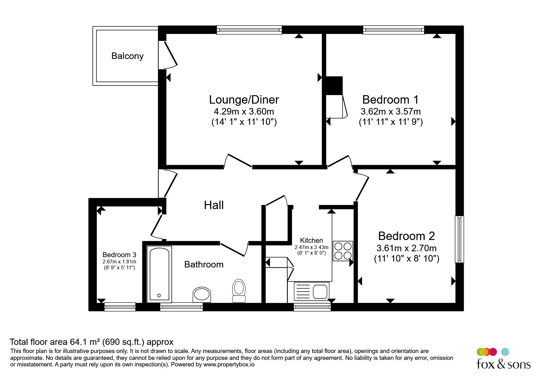 5, Poulner Close, Southampton floorplan
