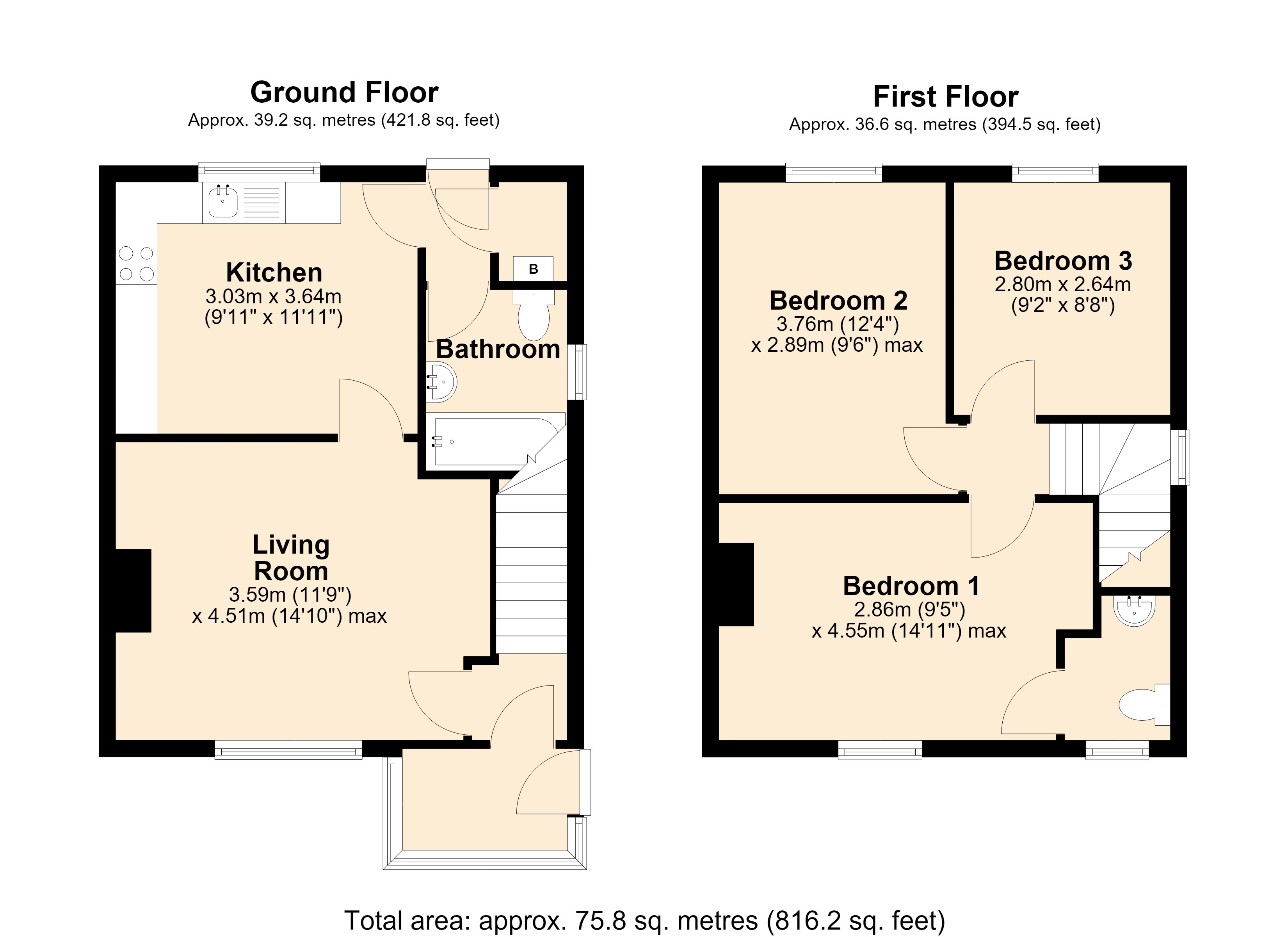 85, School Lane, Trowbridge floorplan