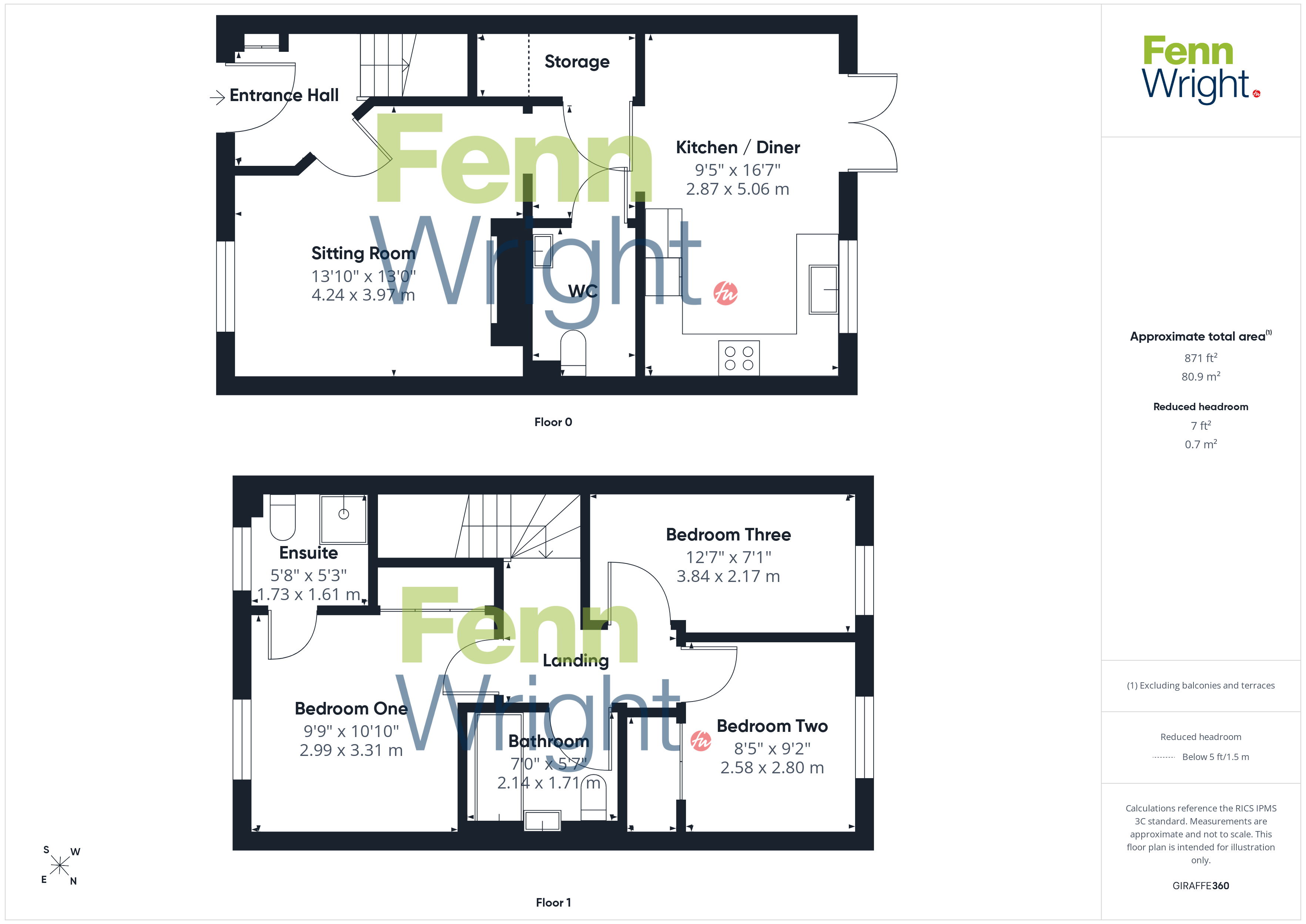 3, Pretty Way, Sudbury floorplan