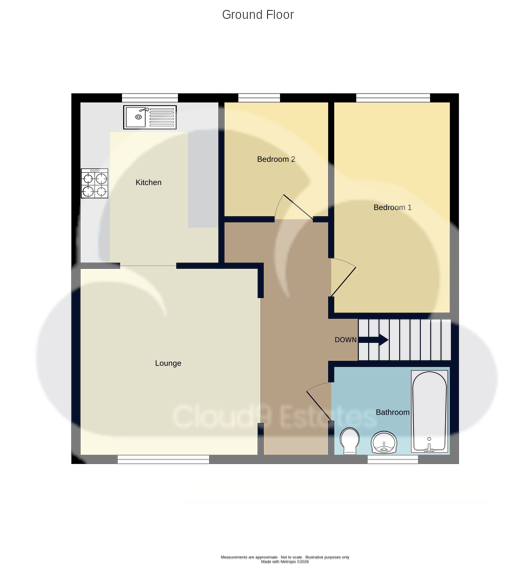 50, Bewick Croft, Coventry floorplan