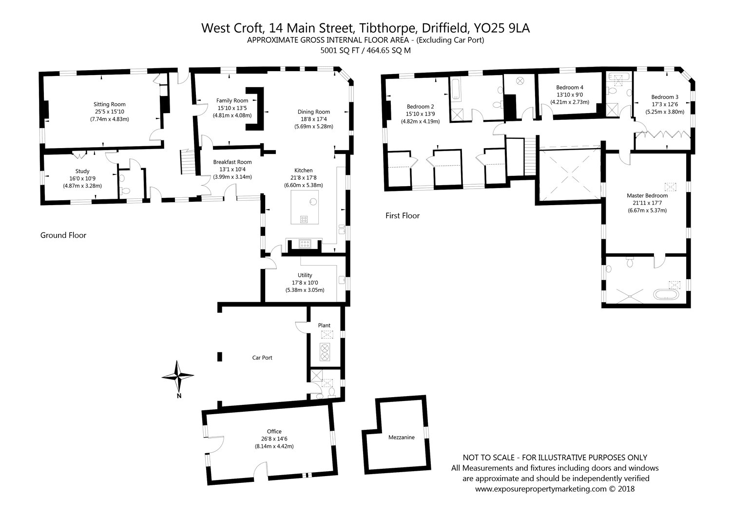 5 Bedrooms Detached house for sale in Main Street, Tibthorpe, Driffield, East Yorkshire YO25