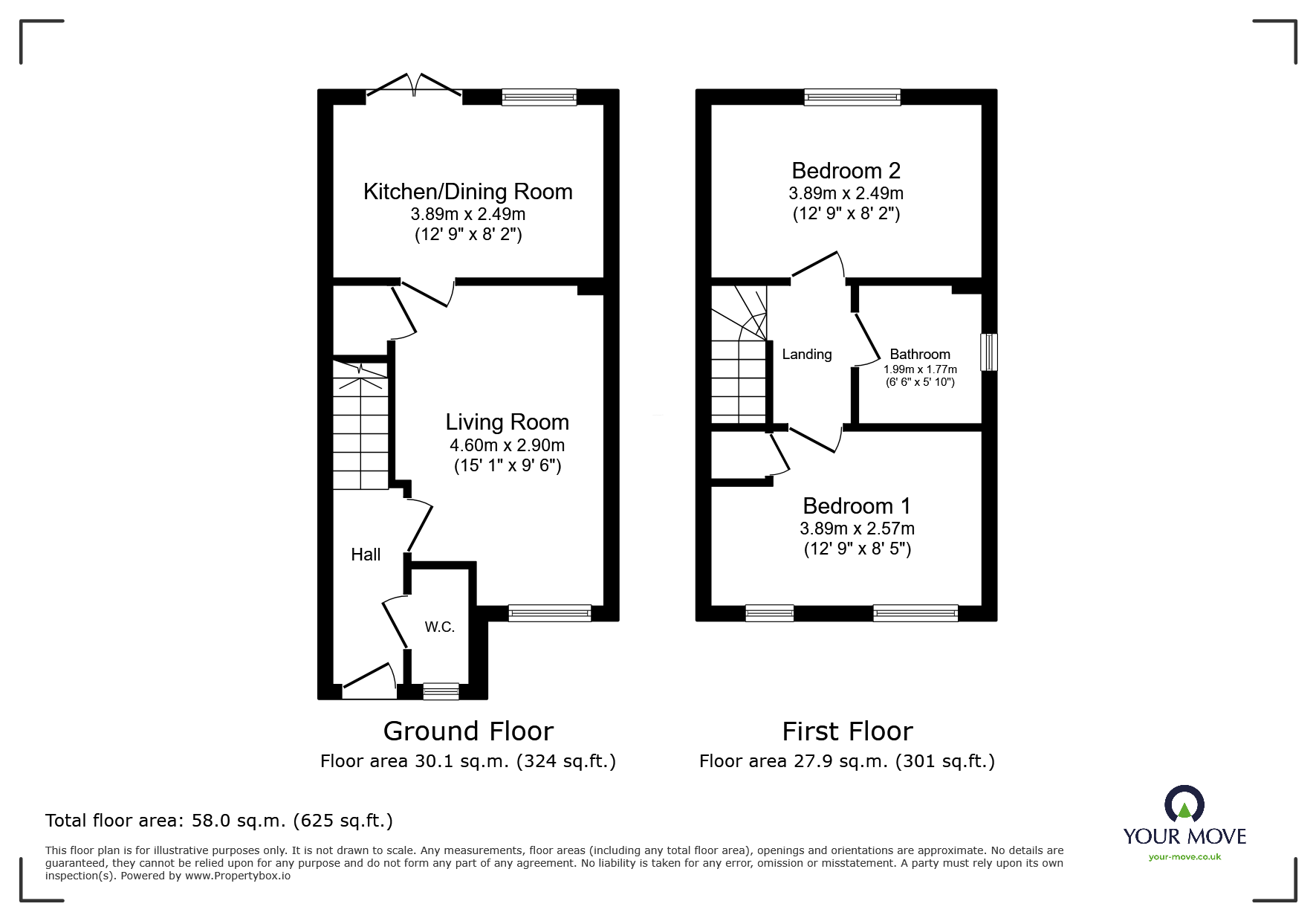 10, Bevan Close, Staffordshire floorplan