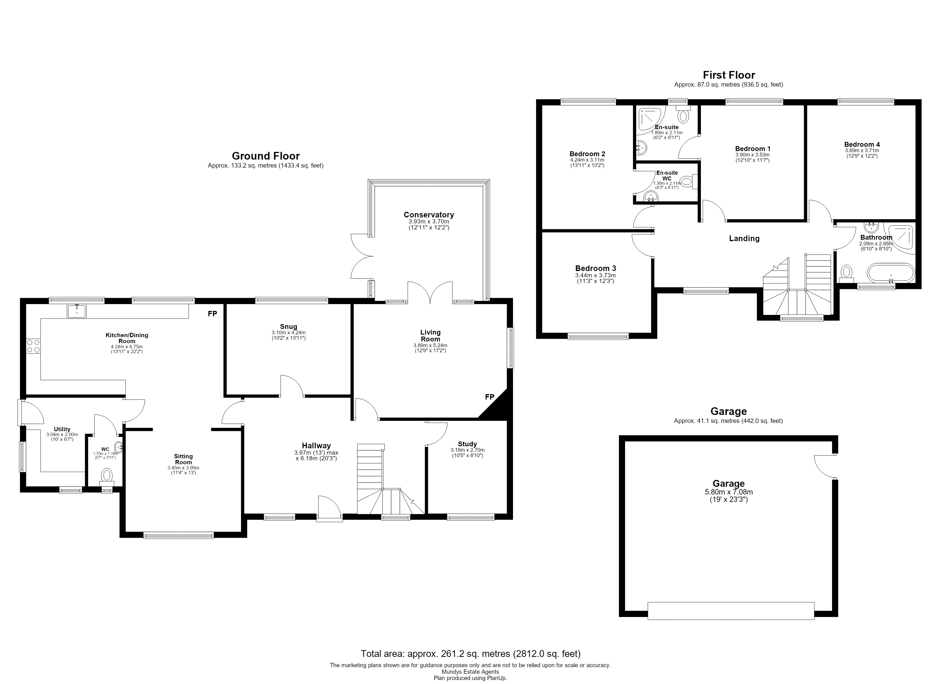 The Chestnuts, Gallamore Lane, Market Rasen floorplan