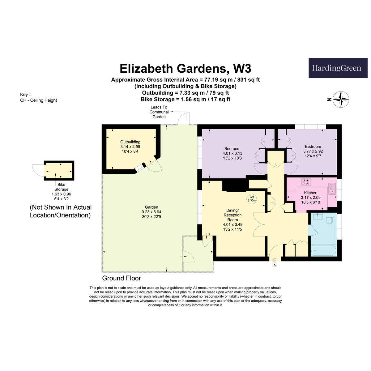 Elizabeth Gardens, London floorplan