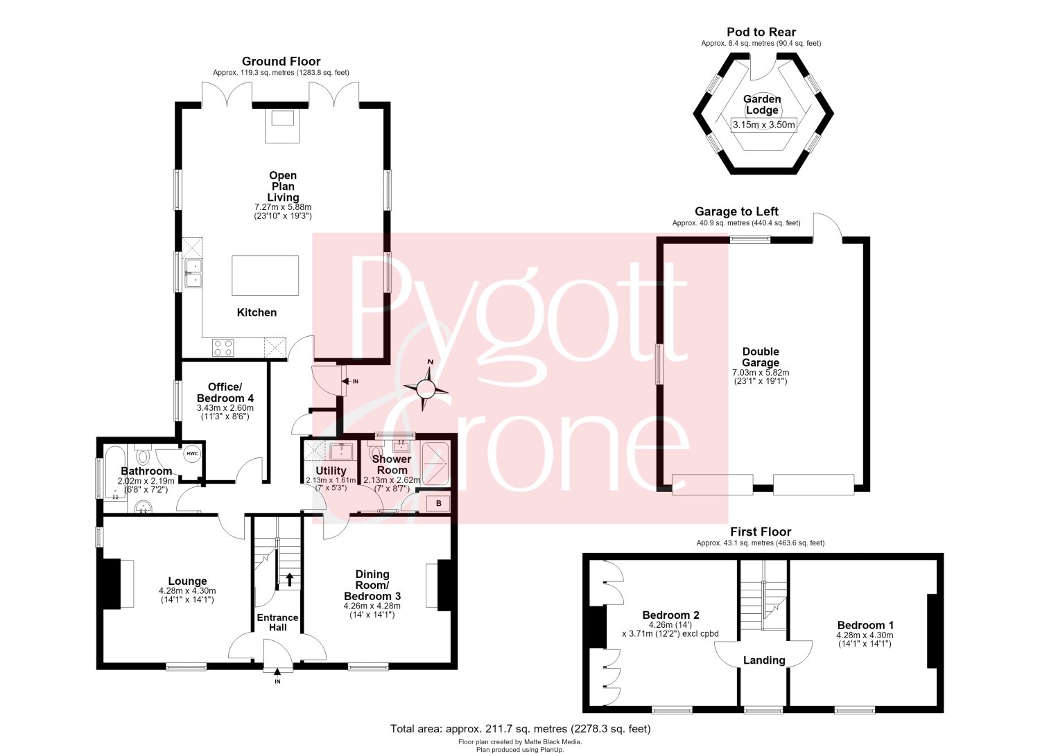 Laurel Cottage, Low Road, Boston floorplan