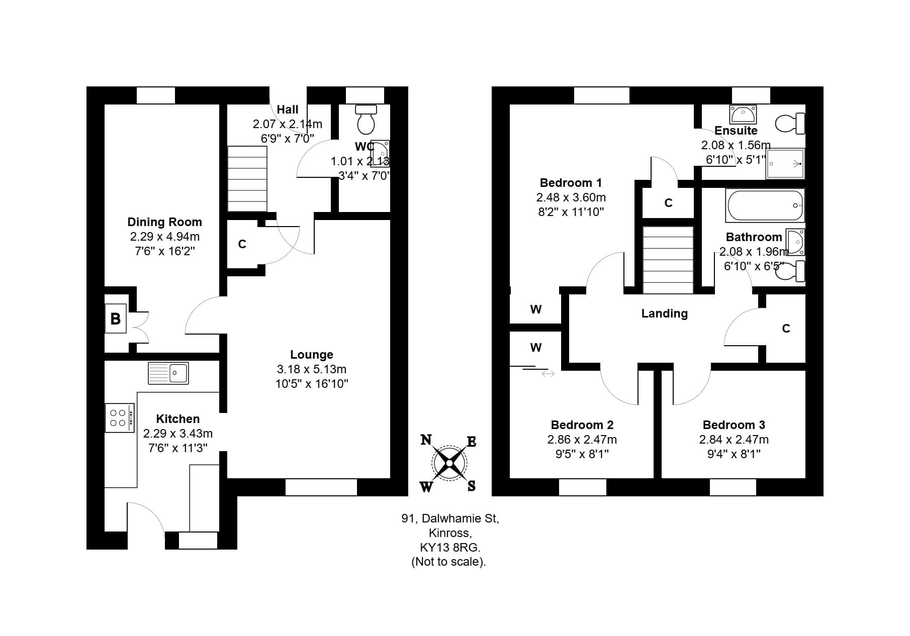 91, Dalwhamie Street, Kinross floorplan