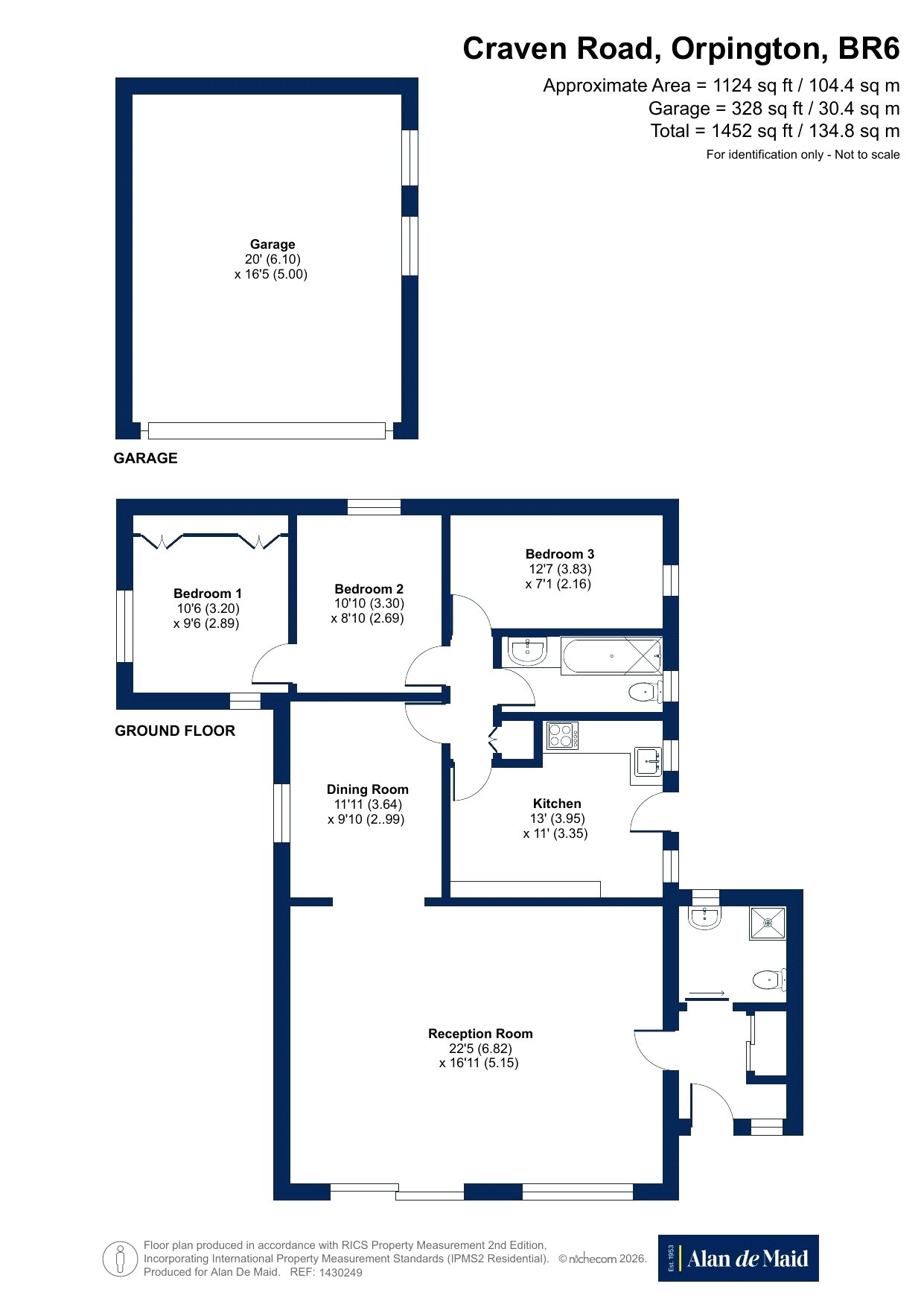 51, Craven Road, Orpington floorplan