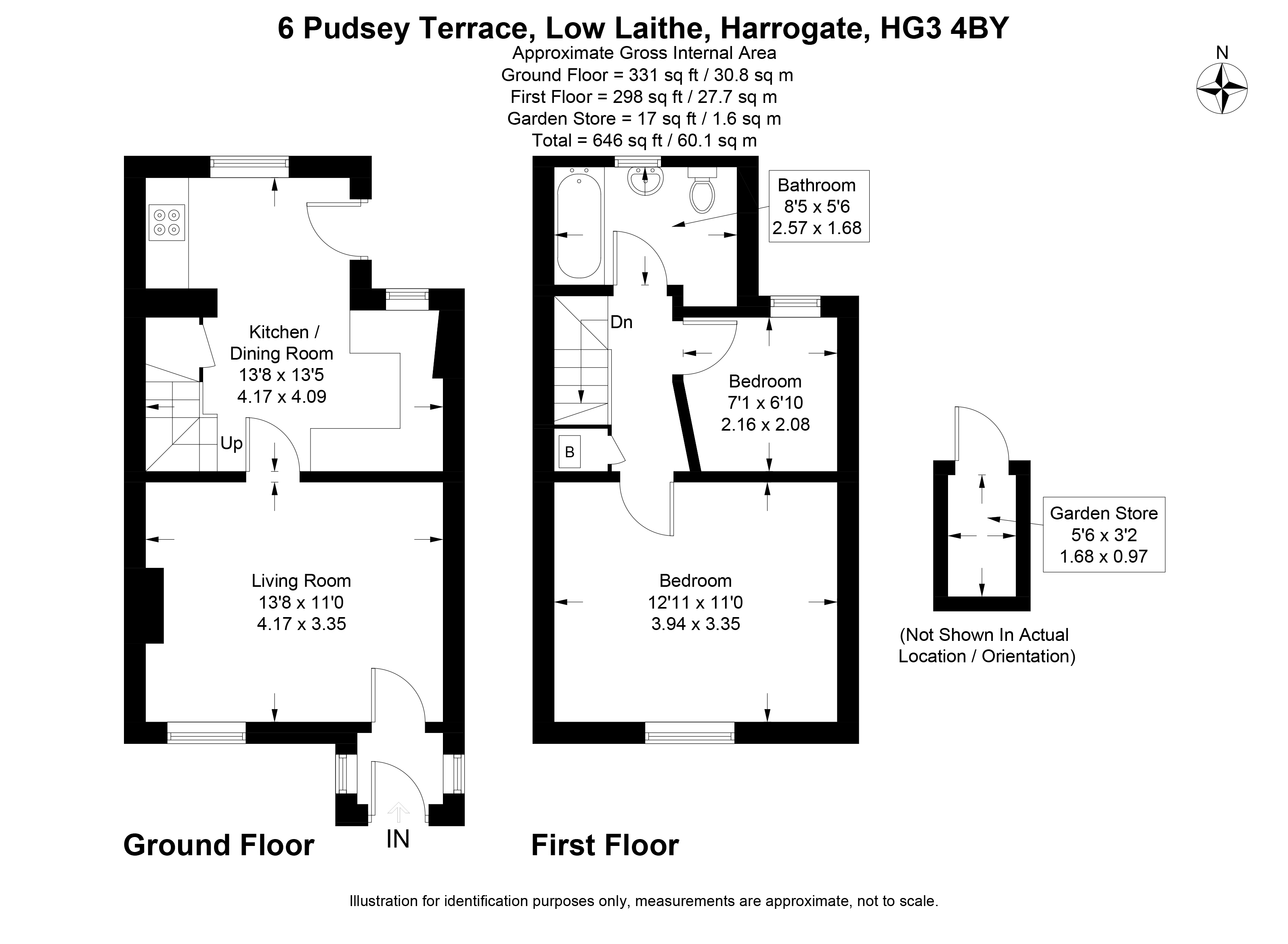 6, Pudsey Terrace, Harrogate floorplan