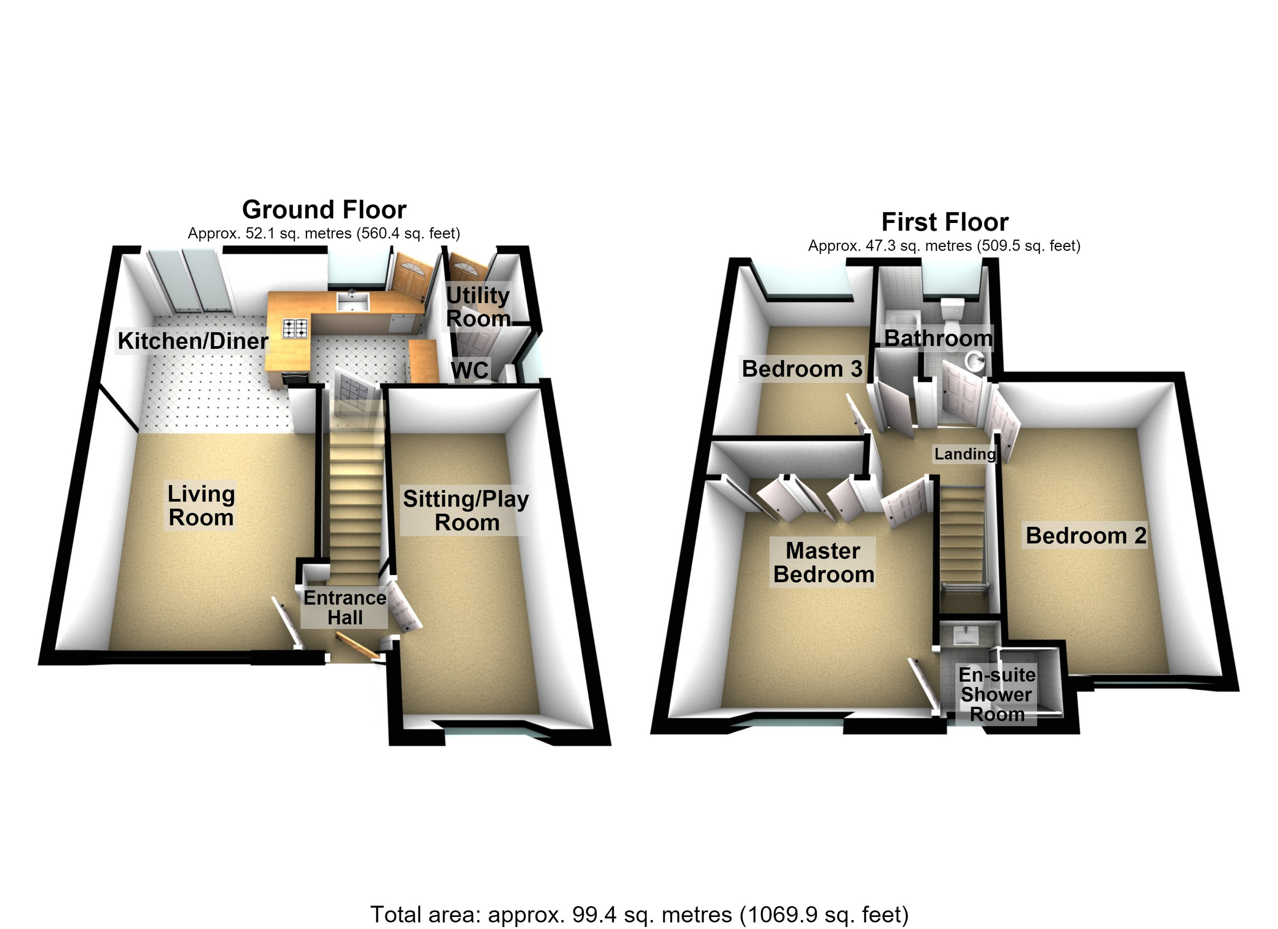 2 Penybryn View, Merthyr Tydfil floorplan