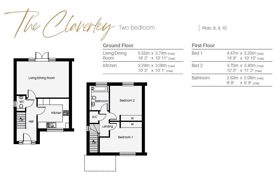 Wyson Terrace, Wyson, Brimfield, Ludlow SY8, 2 bedroom terraced house