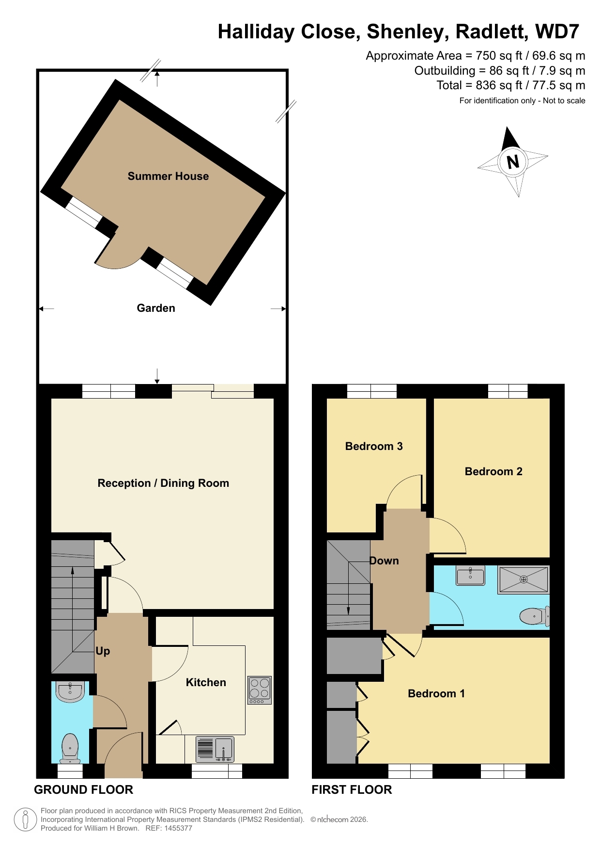 34, Halliday Close, Radlett floorplan